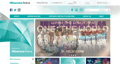 Desktop Screenshot of hisensearena.com.au